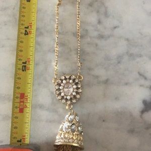 Lia Sophia 16 inch gold colored necklace